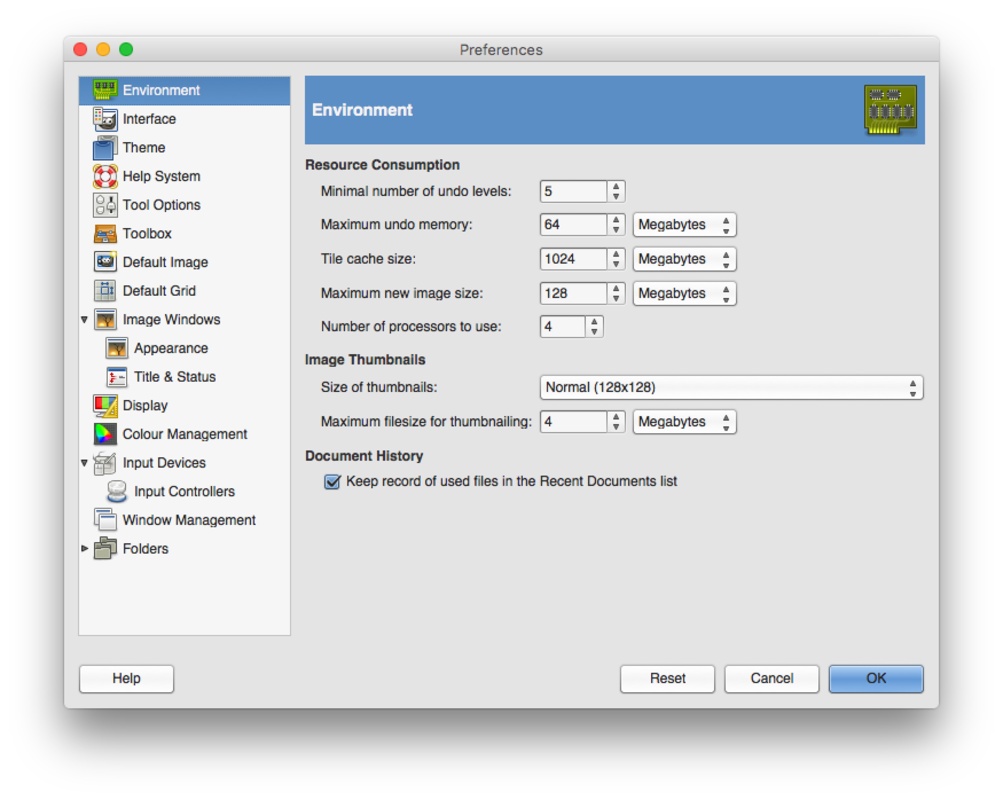 GIMP 2.10.34 for Mac Screenshot 3