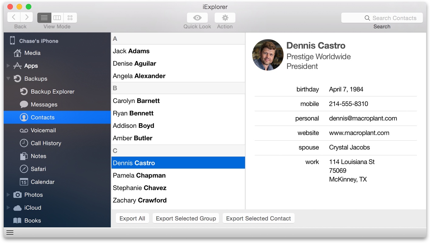 iExplorer 4.3.7 for Mac Screenshot 3