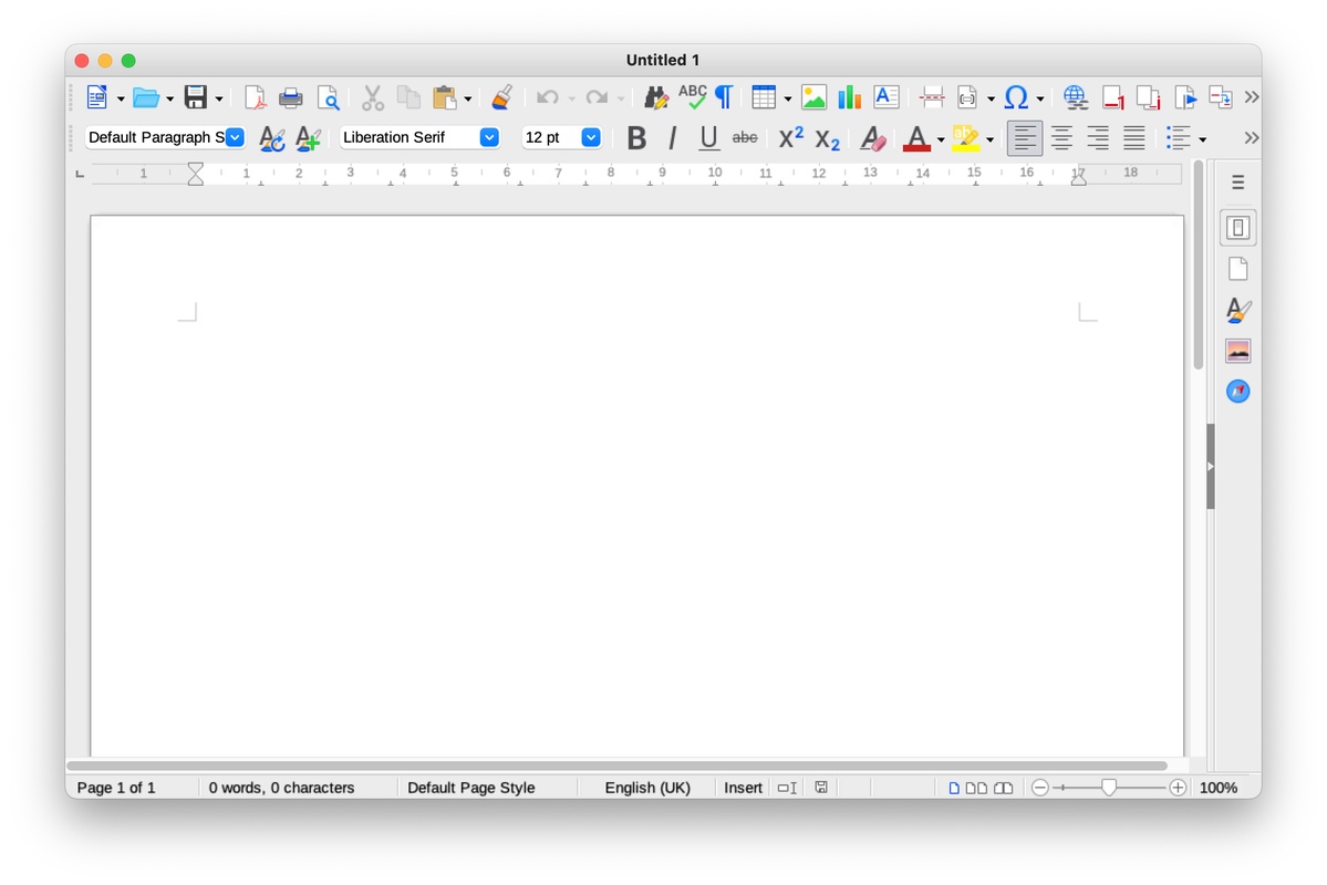 LibreOffice 7.5.1 for Mac Screenshot 4
