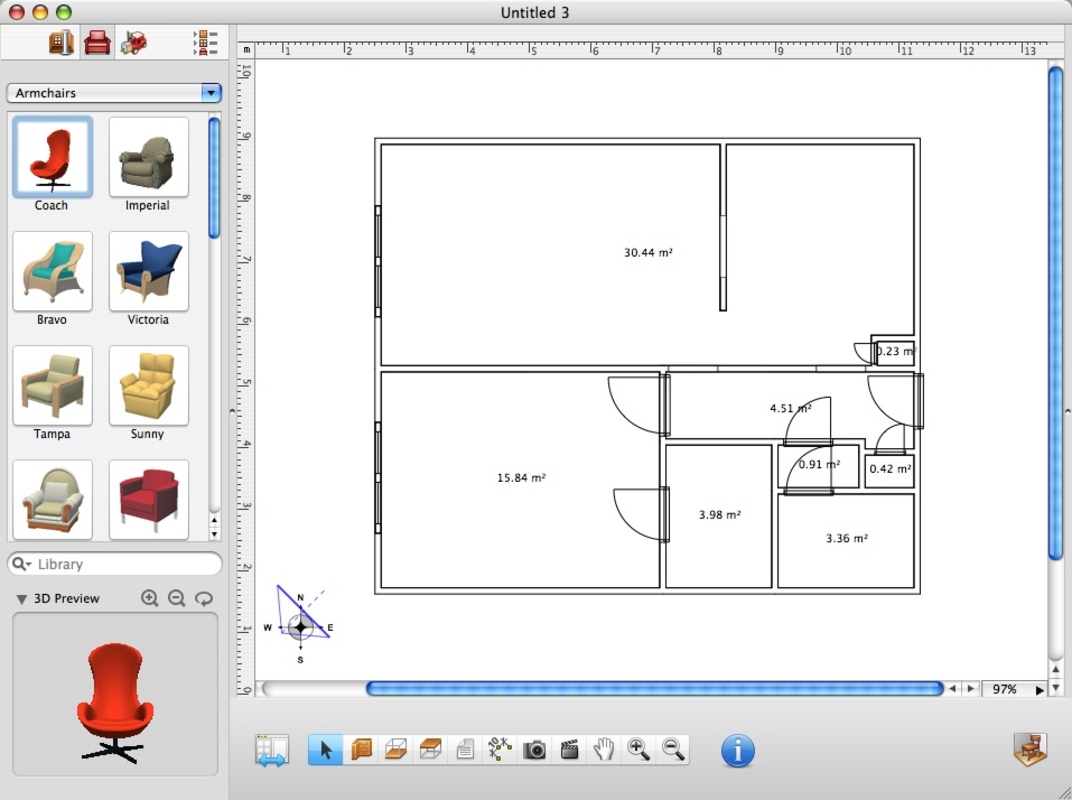 Live Interior 3D 2.9.8 for Mac Screenshot 1