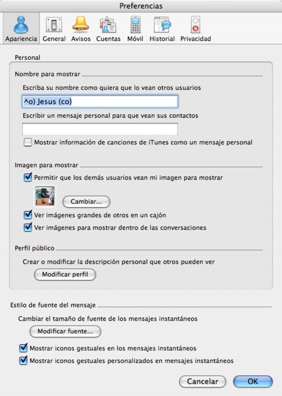 Microsoft Messenger 8.0 feature