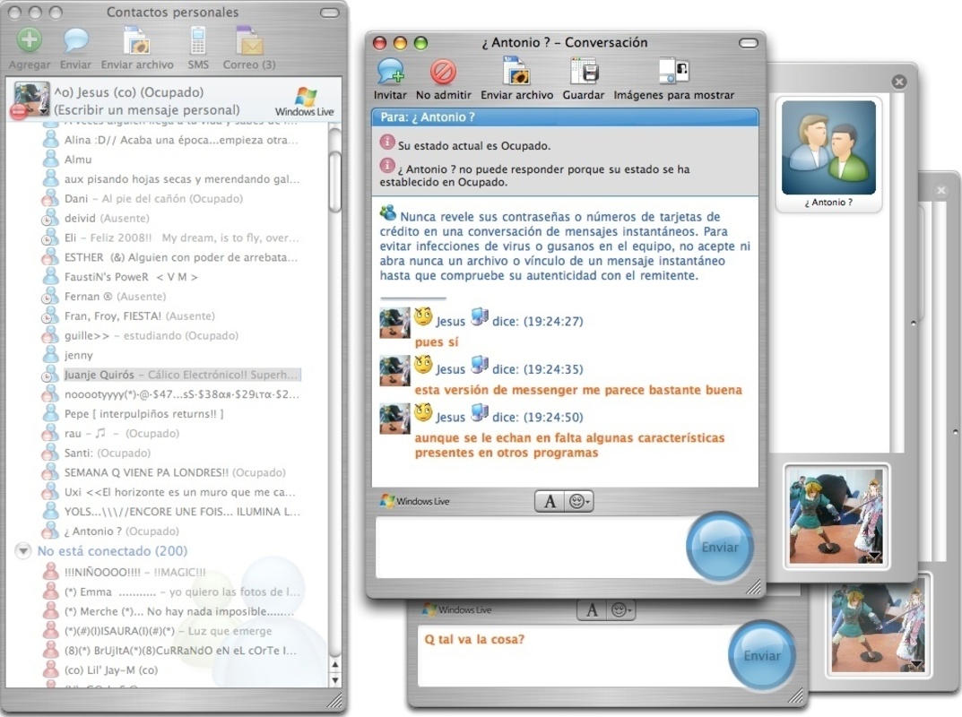 Microsoft Messenger 8.0 for Mac Screenshot 4