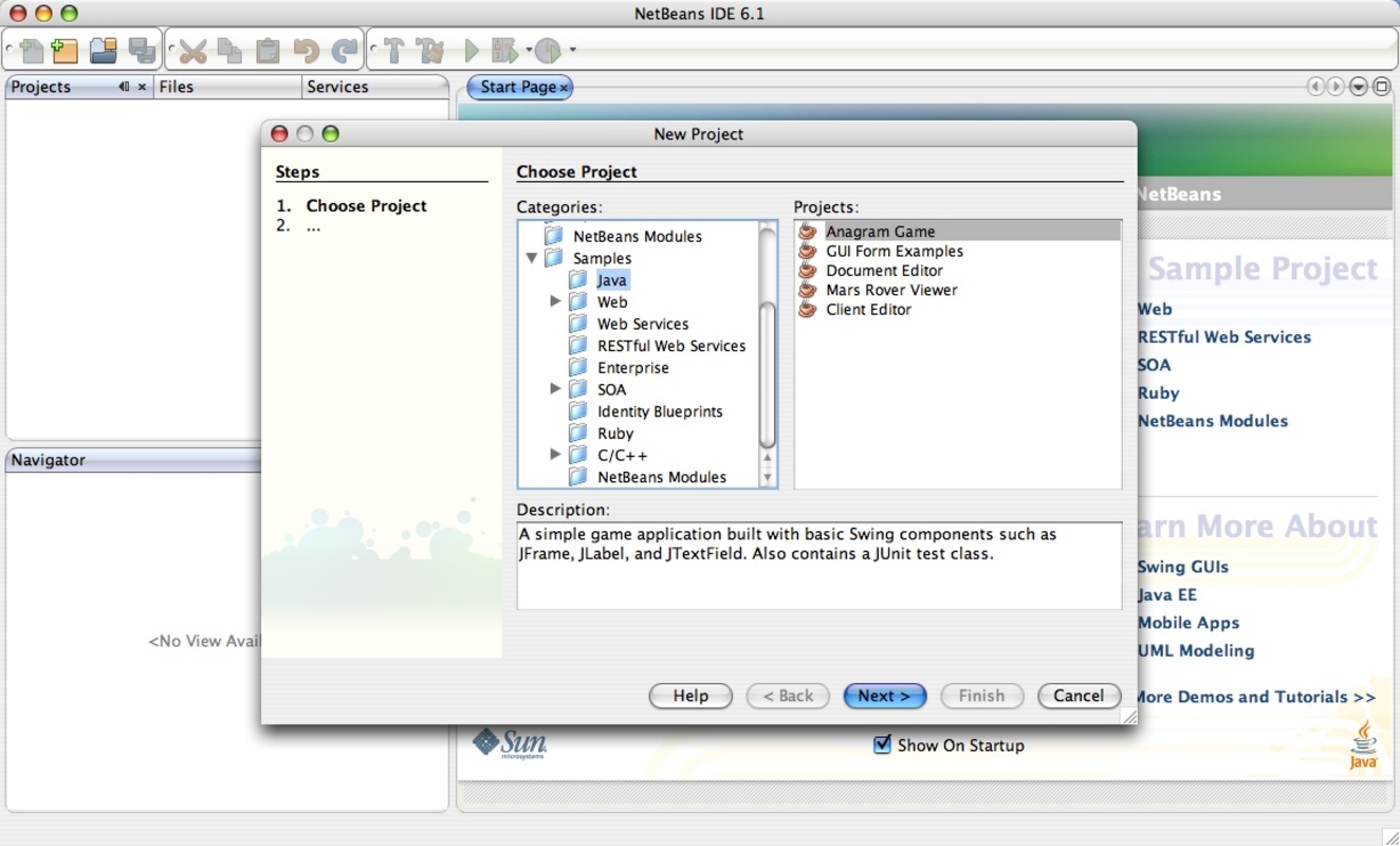 Apache NetBeans 17.0 for Mac Screenshot 1