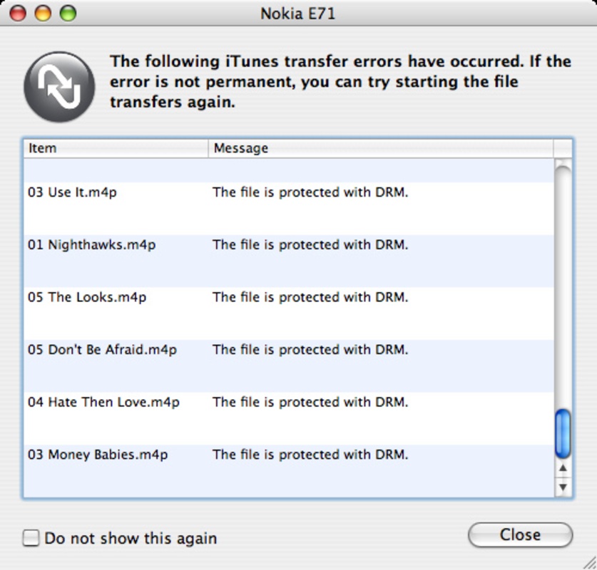 Nokia Multimedia Transfer 1.4.2 for Mac Screenshot 1