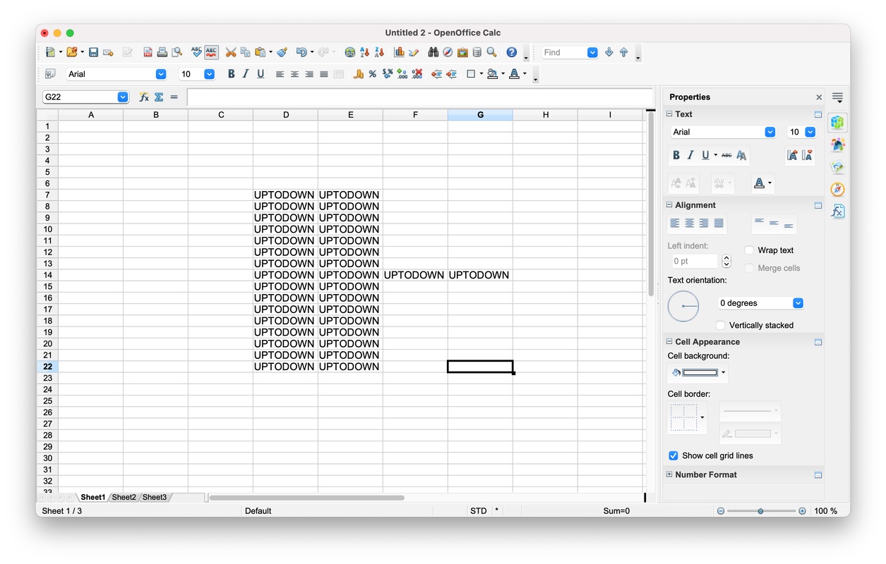 OpenOffice 4.1.14 for Mac Screenshot 3
