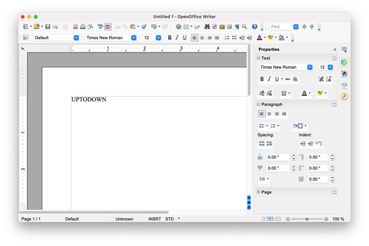 OpenOffice 4.1.14 for Mac Screenshot 5