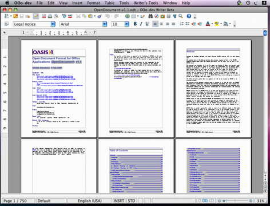 OpenOffice 4.1.14 for Mac Screenshot 6