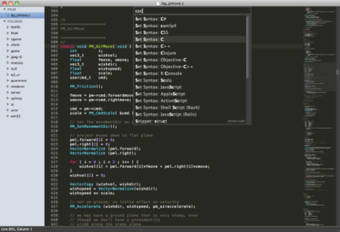 Sublime Text 2 4144 for Mac Screenshot 2