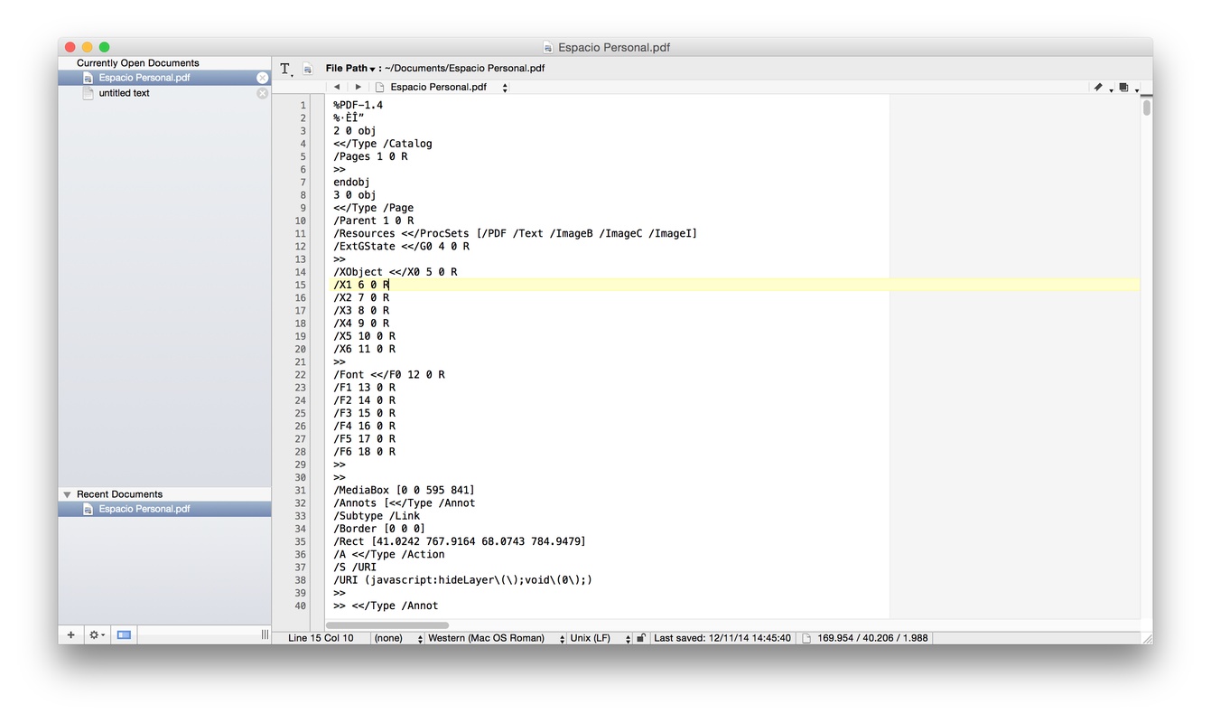 TextWrangler 5.5.2 for Mac Screenshot 1