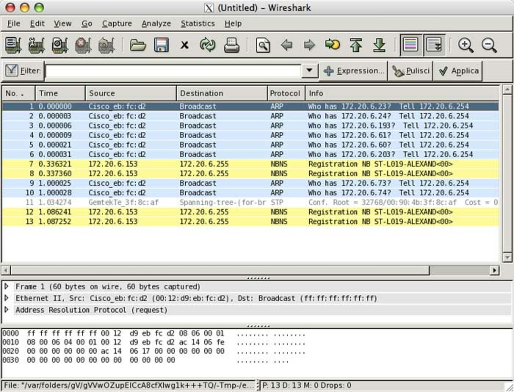 Wireshark 4.0.5 for Mac Screenshot 1
