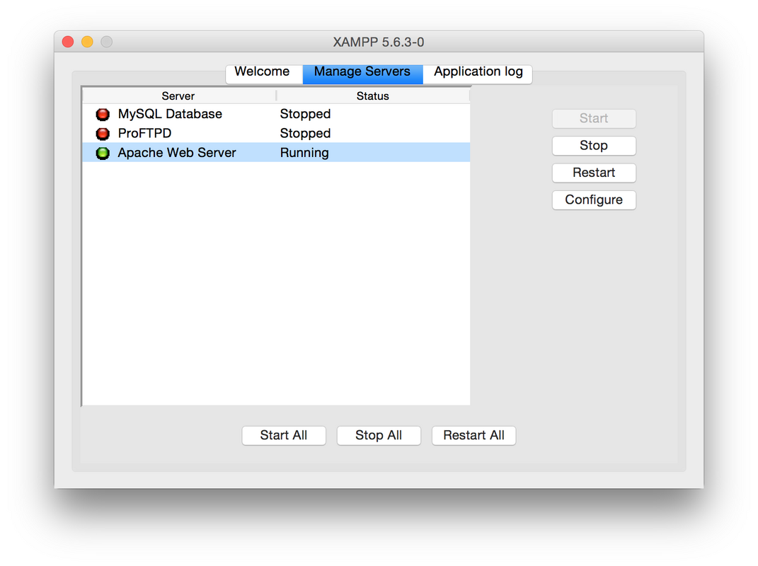 XAMPP 8.2.4 for Mac Screenshot 2