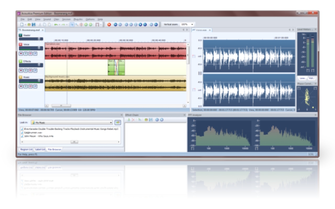 Acoustica 7.4.7 for Windows Screenshot 1