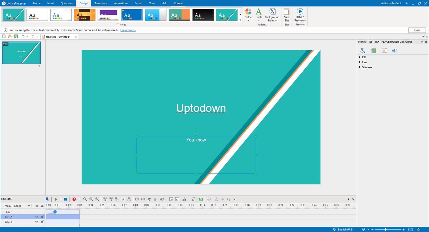 ActivePresenter 9.0.6 for Windows Screenshot 4