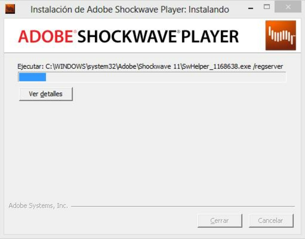 Adobe ShockWave Player 12.1.8.158 for Windows Screenshot 1