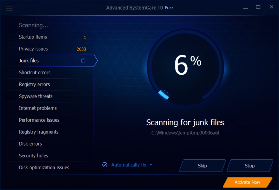 Advanced SystemCare Free 16.3.0.190 for Windows Screenshot 9
