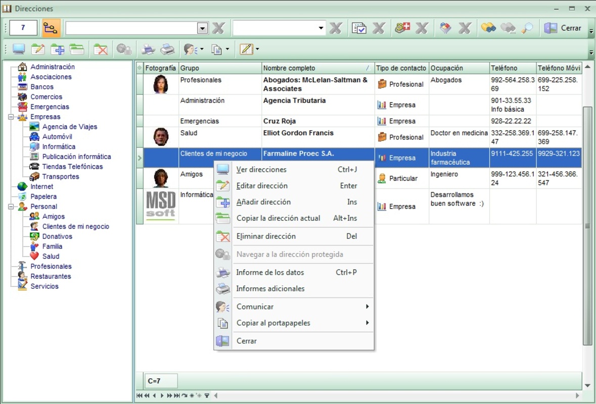 Agenda MSD 13.7 for Windows Screenshot 7
