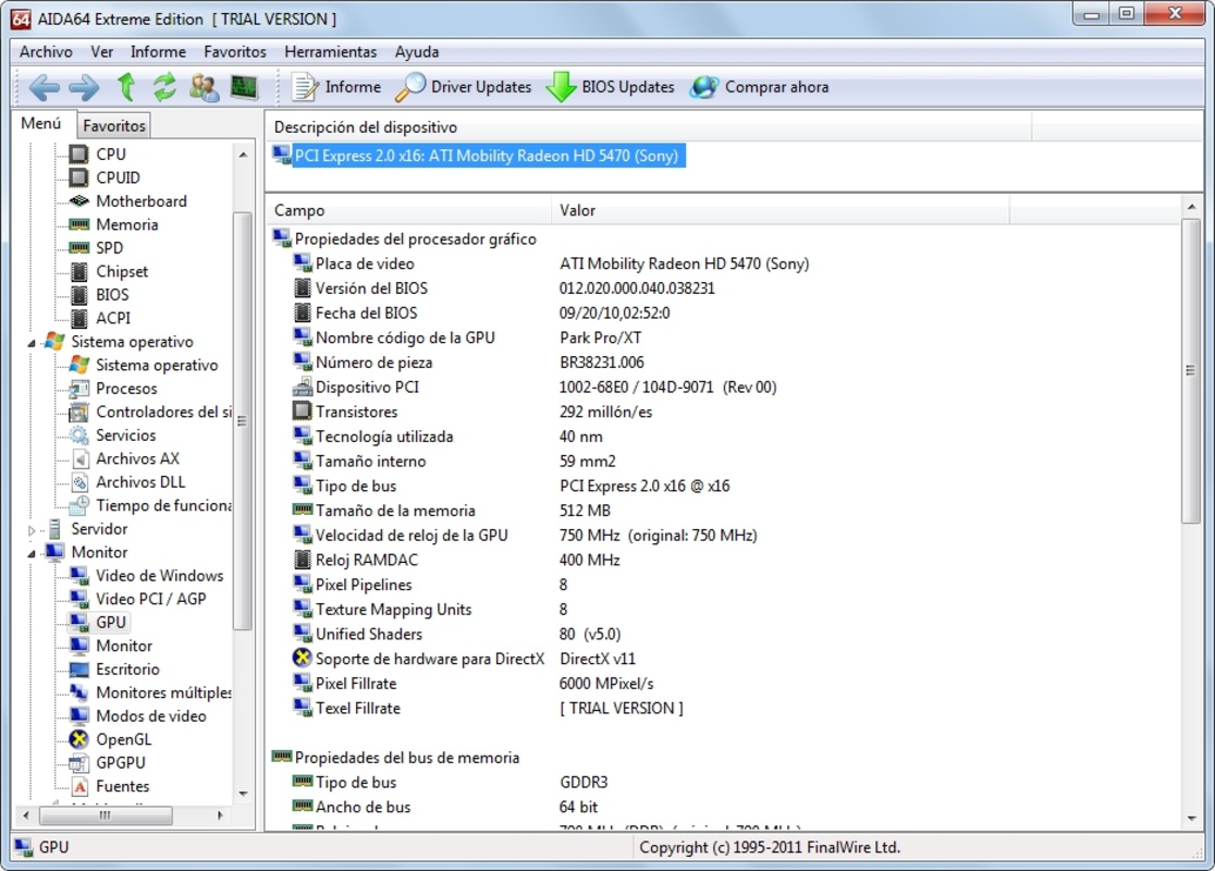Aida64 Extreme 6.75.6100 for Windows Screenshot 4