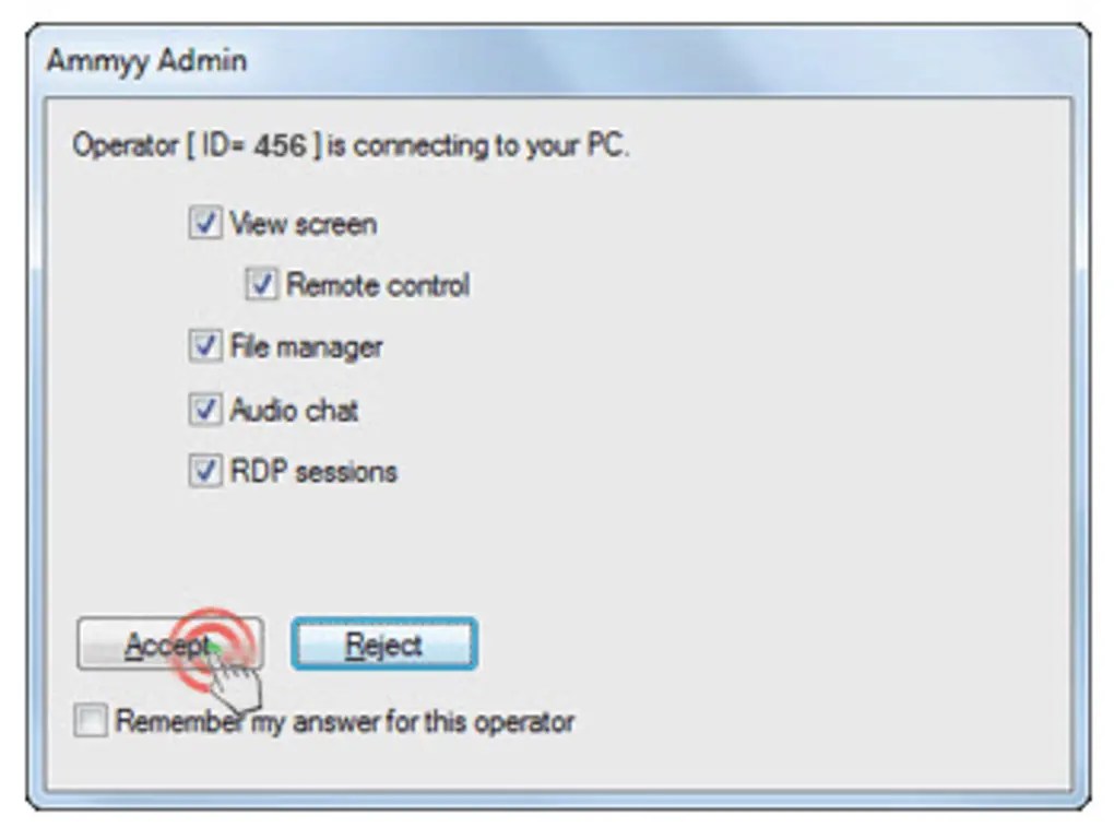 Ammyy Admin 3.9 for Windows Screenshot 5