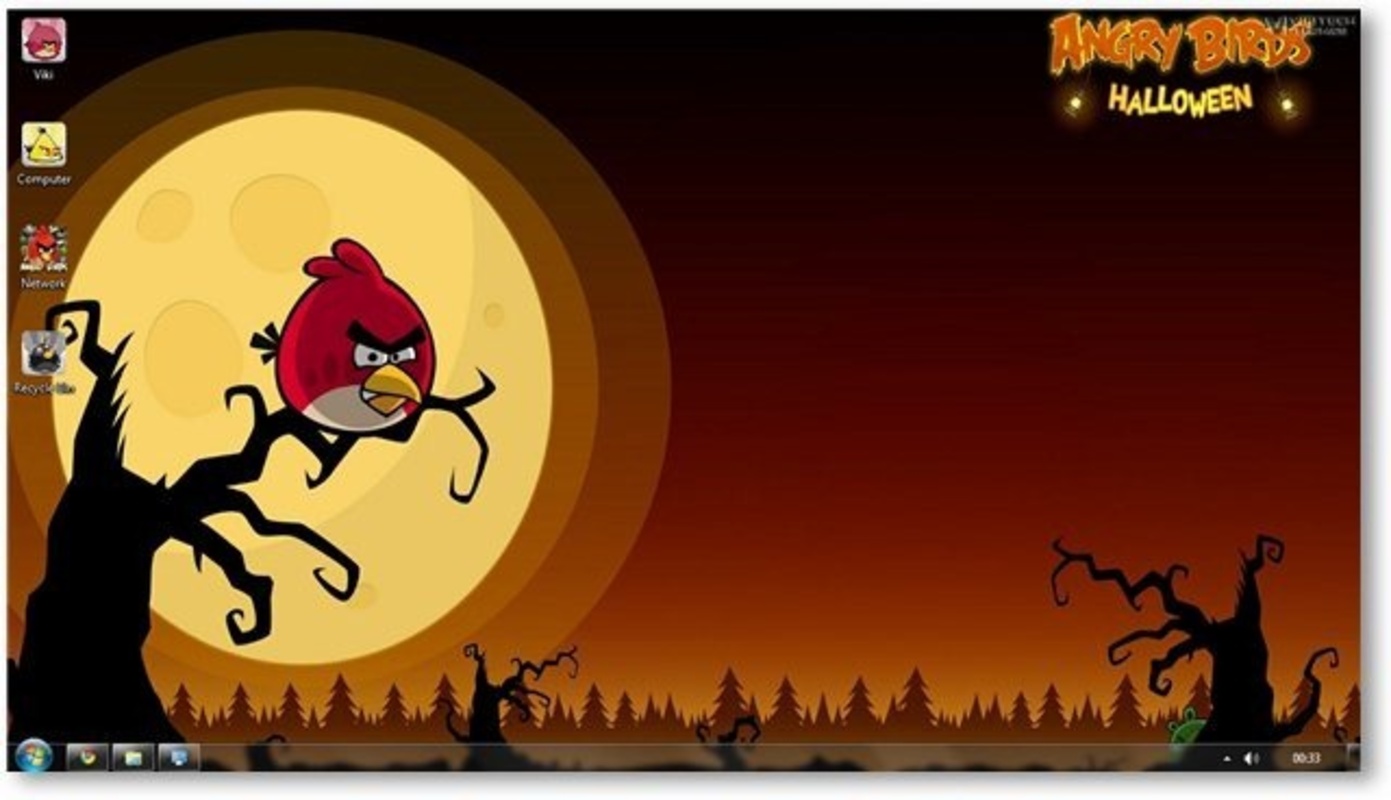 Angry Birds Windows 7 Themes  for Windows Screenshot 2