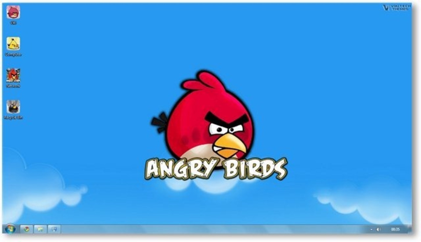 Angry Birds Windows 7 Themes  for Windows Screenshot 4