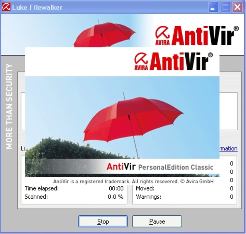 AntiVir Personal Edition 14.0.3.338 for Windows Screenshot 1