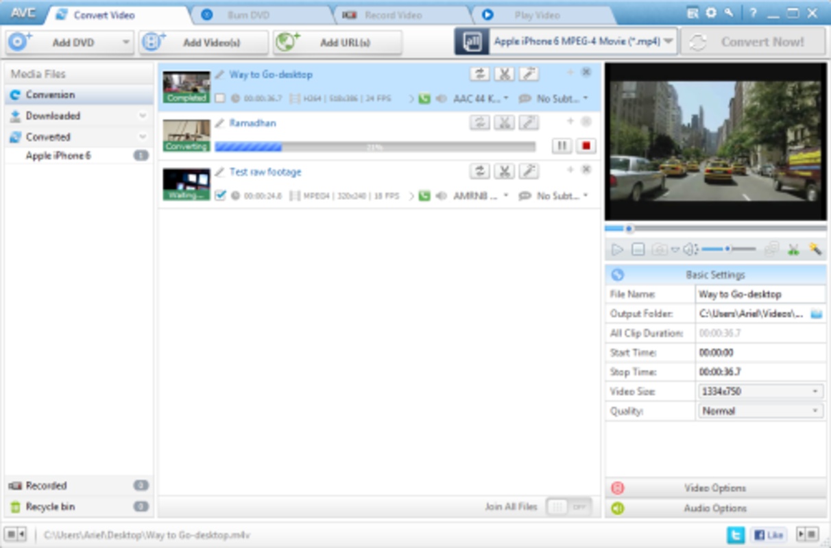 Any Video Converter Ultimate 7.1.7.0 feature