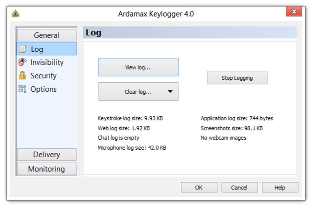 Ardamax Keylogger 4.4.1 feature