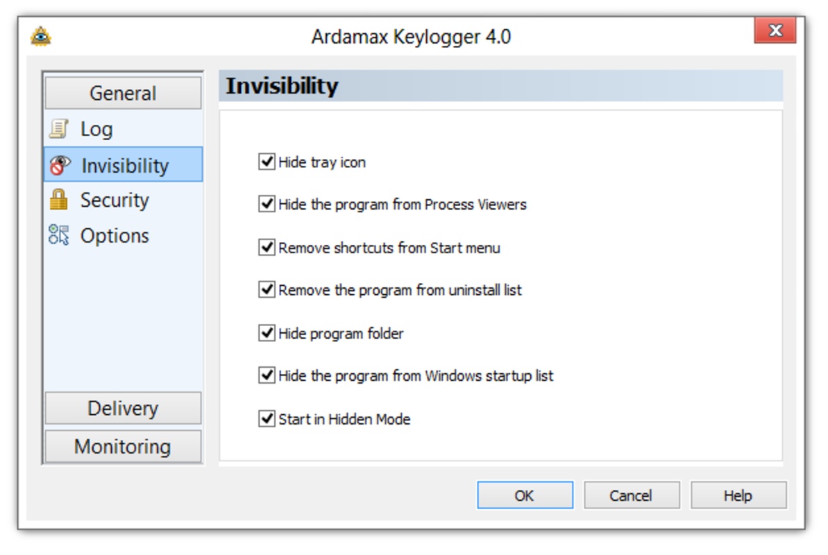 Ardamax Keylogger 4.4.1 for Windows Screenshot 2