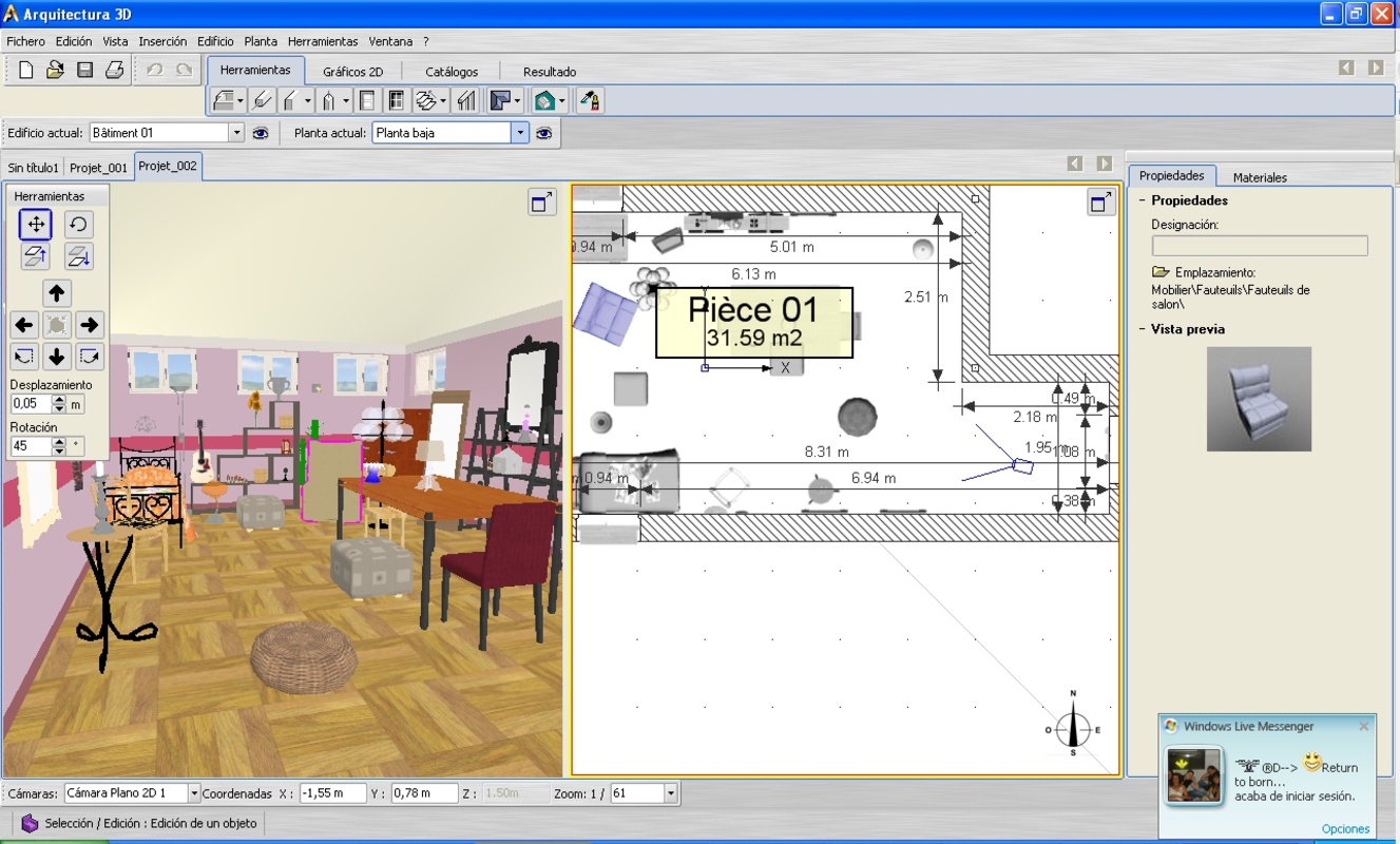 Arquitectura 3D 2.1 for Windows Screenshot 1