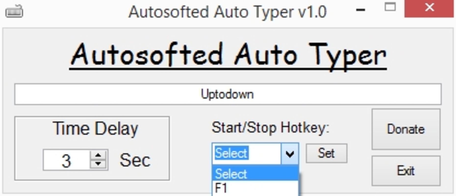 Auto Typer 34.1.1 for Windows Screenshot 1
