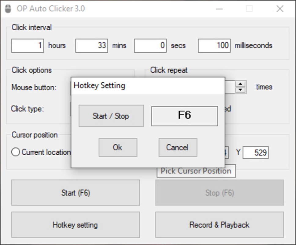 AutoClicker 3.0 for Windows Screenshot 3