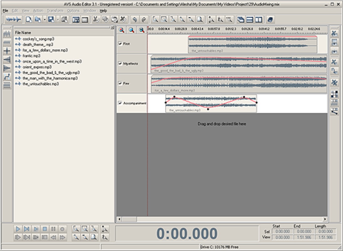 AVS Audio Editor 10.3.1.566 for Windows Screenshot 2