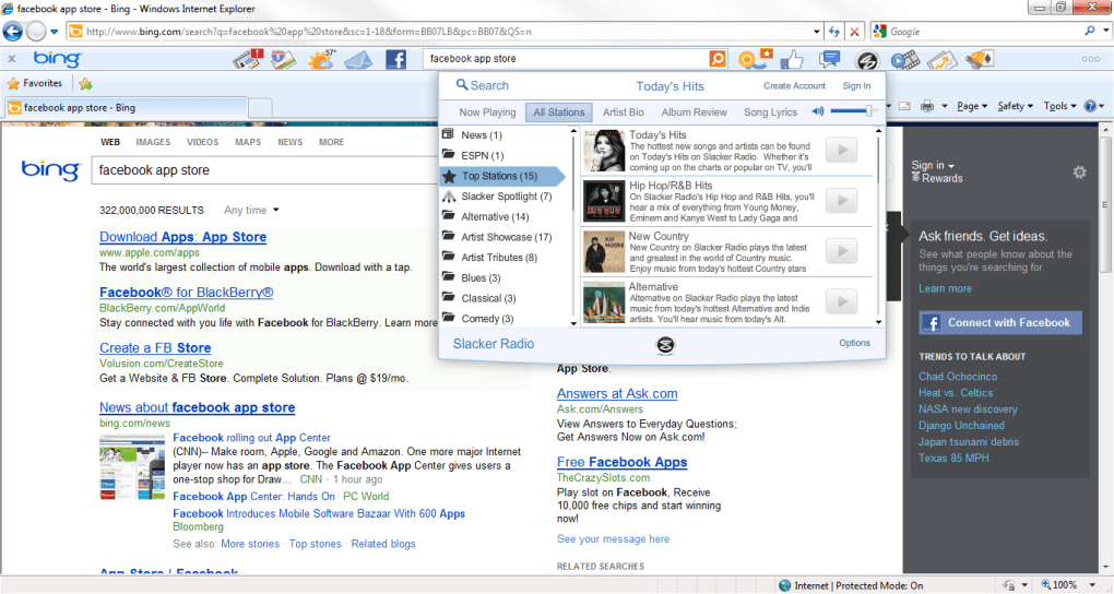 Bing Bar 7.1.362.0 for Windows Screenshot 2