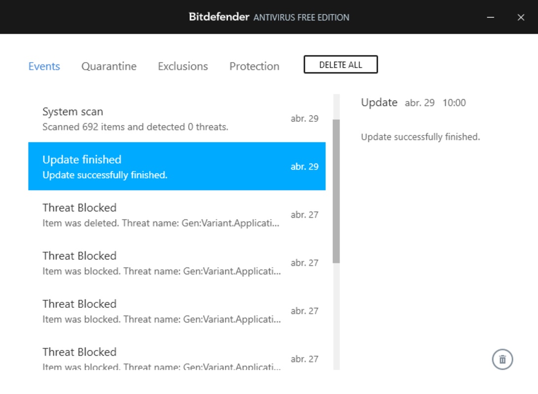 BitDefender Free Edition 27.0.20.106 for Windows Screenshot 3