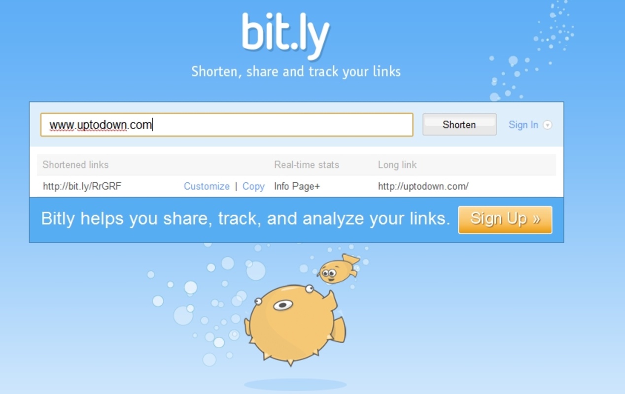 bit.ly | a simple URL shortener 1.2.1.9 for Windows Screenshot 2