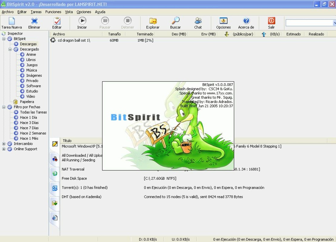 BitSpirit 3.6.0.550 for Windows Screenshot 2