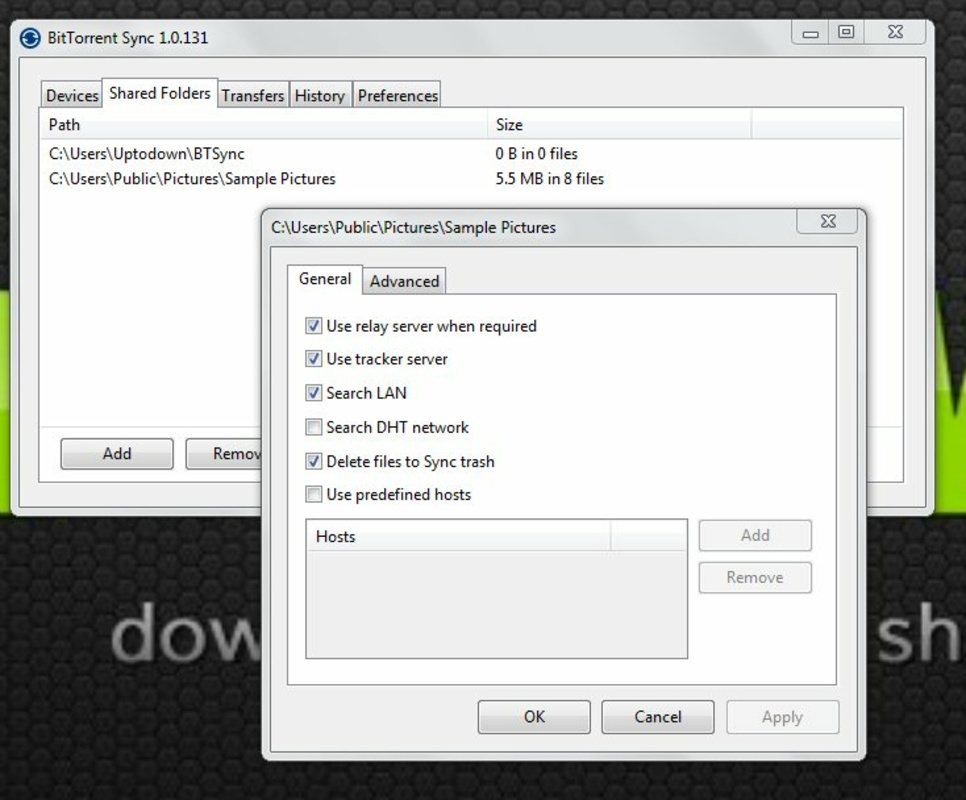 BitTorrent Sync 2.3.8 (64-bit) for Windows Screenshot 4