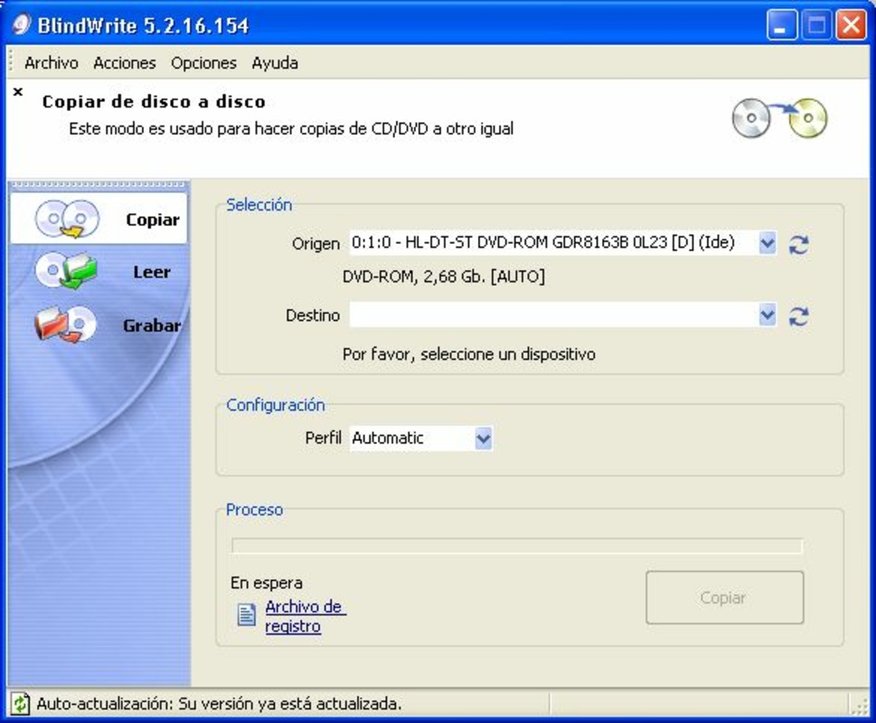 BlindWrite 7.0.0.0 for Windows Screenshot 3