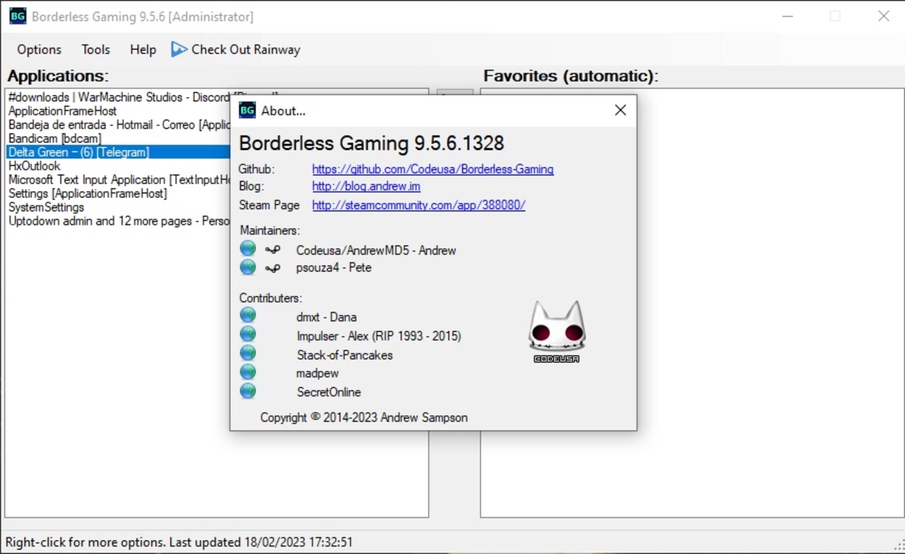 Borderless Gaming 9.5.6 for Windows Screenshot 4