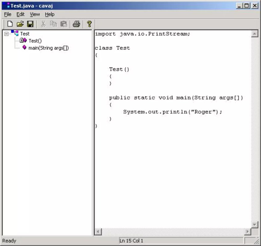 Cavaj Java Decompiler 1.11 for Windows Screenshot 2