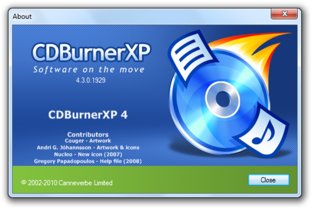 CDBurnerXP 4.5.8.7128 for Windows Screenshot 2
