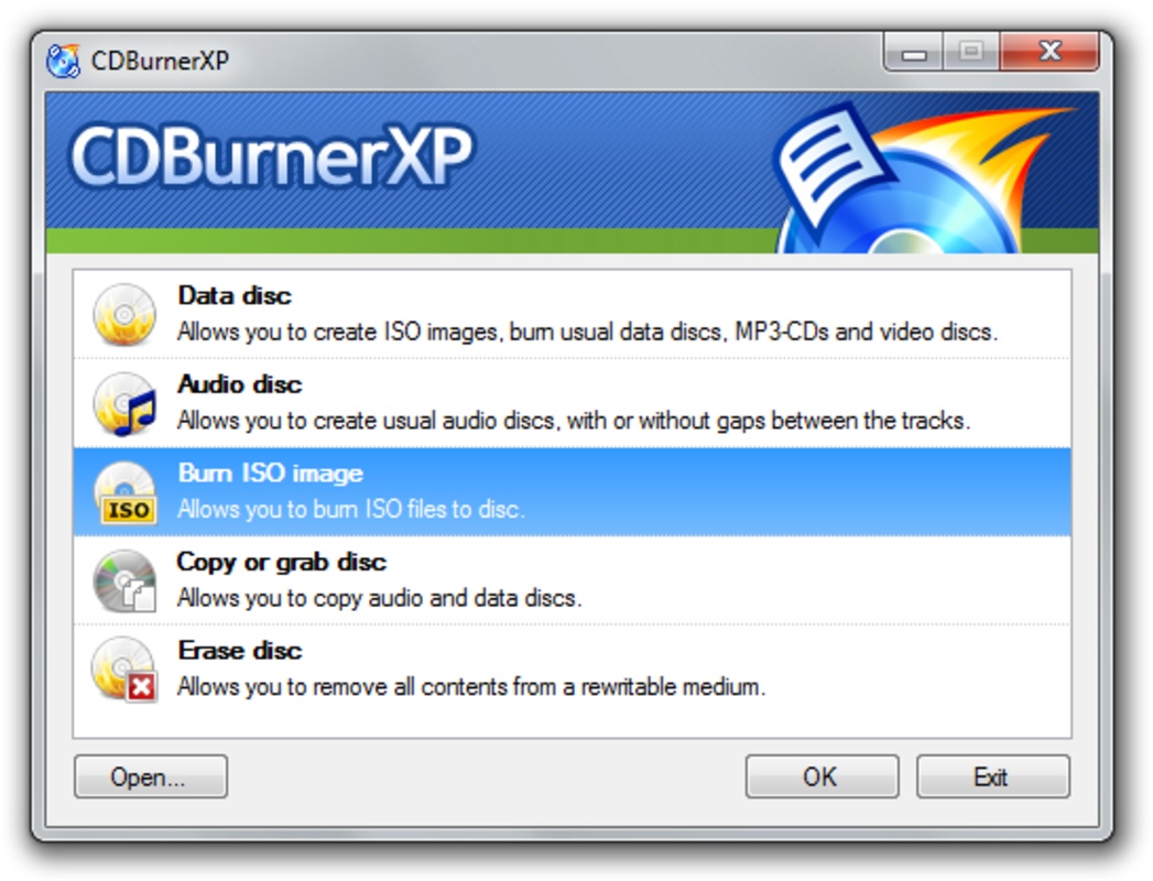CDBurnerXP 4.5.8.7128 for Windows Screenshot 4