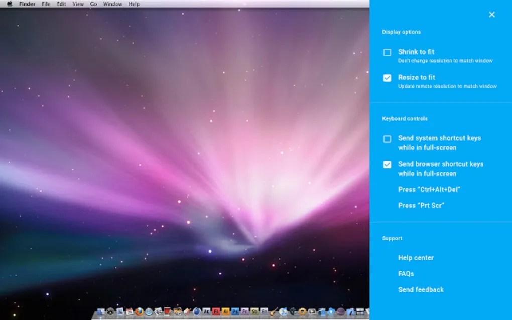 Chrome Remote Desktop 1.5 for Windows Screenshot 2
