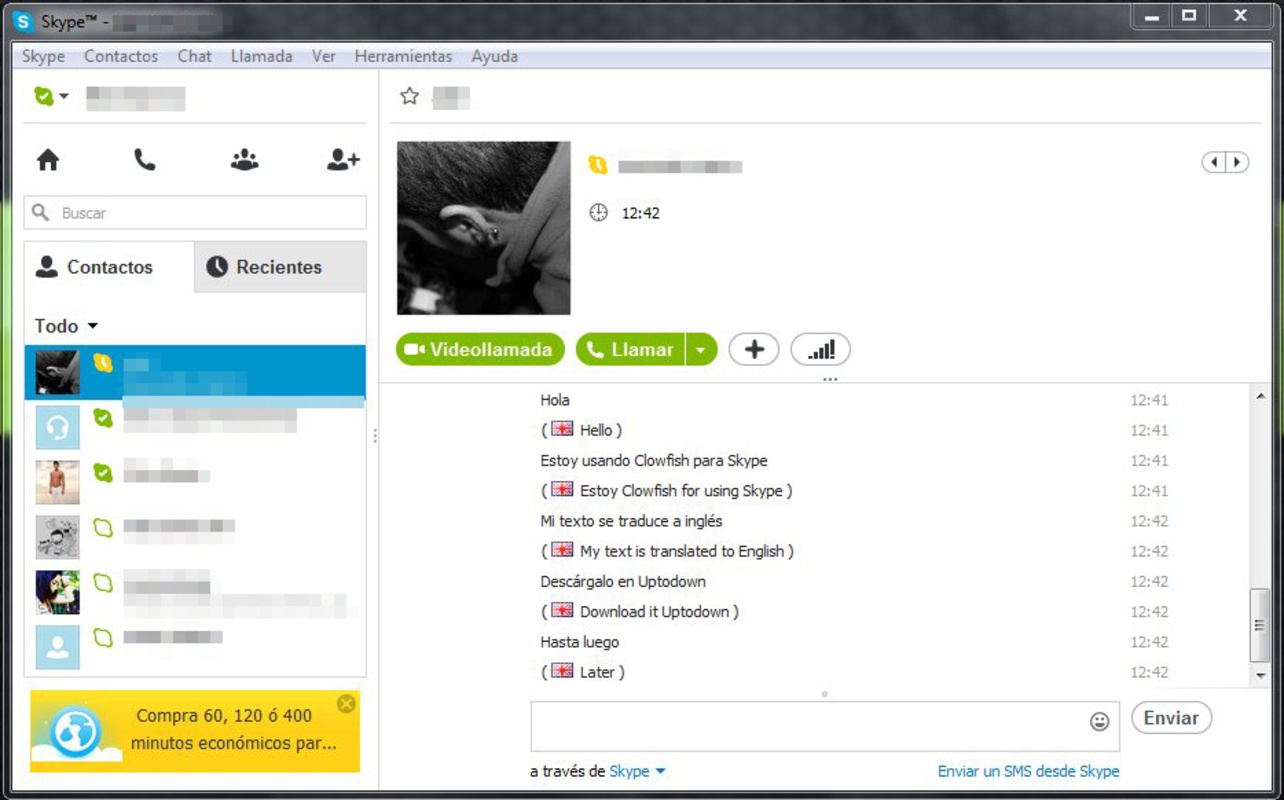 Clownfish for Skype 5.06 for Windows Screenshot 4