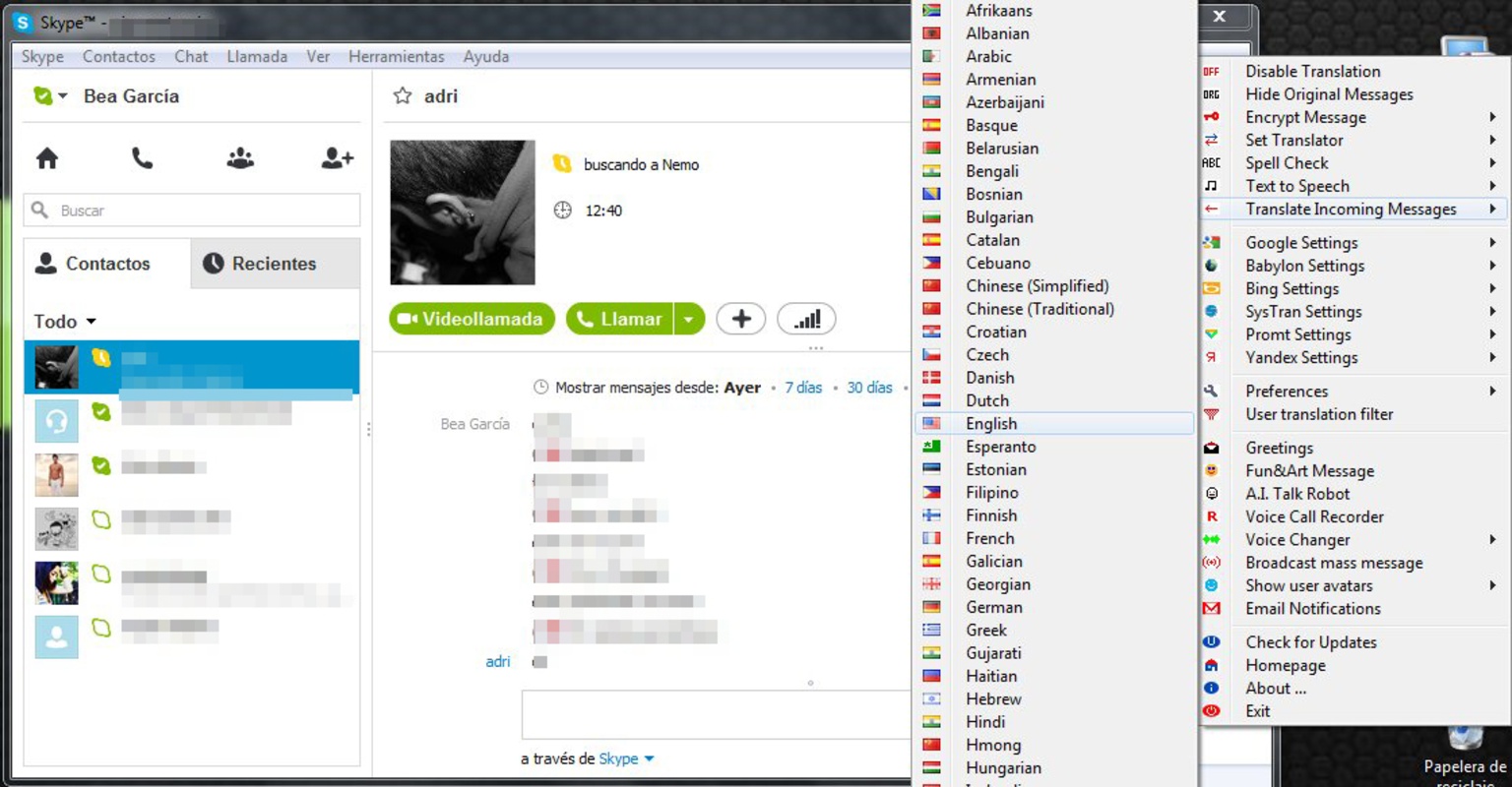 Clownfish for Skype 5.06 for Windows Screenshot 6
