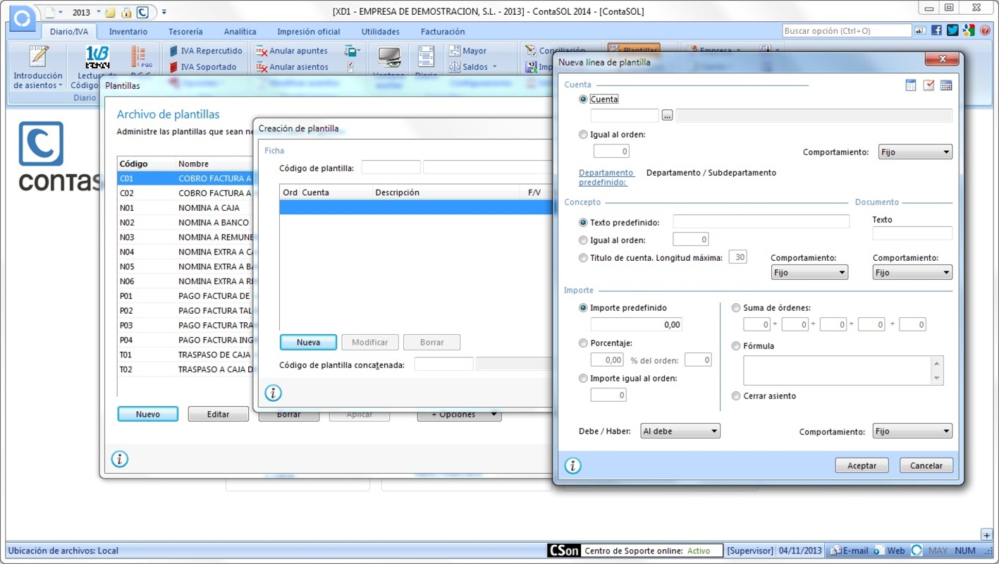 ContaSol 2021 for Windows Screenshot 3