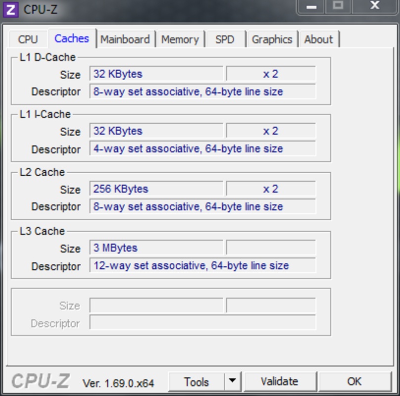 CPU-Z Portable 2.05 for Windows Screenshot 7