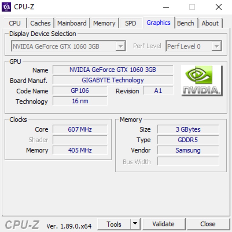 CPU-Z 2.05 for Windows Screenshot 4