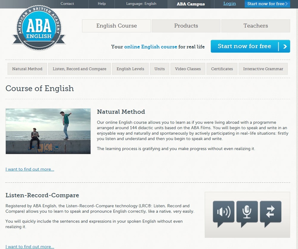 ABA English Course 4.0 feature