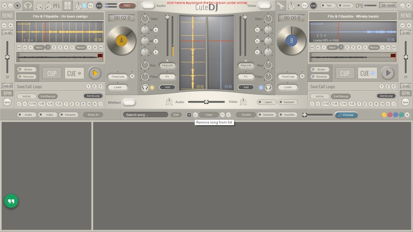 CuteDJ – DJ Software 4.3.5 for Windows Screenshot 1